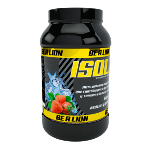 PROTEÍNA AISLADA DE SUERO BE A LION ISOLION 1 KG FRESA YOGURT