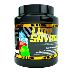 PREENTRENO BE A LION SAVAGE 400 Gr - MANZANA