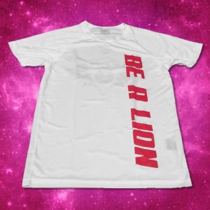 CAMISETA TÉCNICA BE A LION BLANCA TALLA - S - FRONT